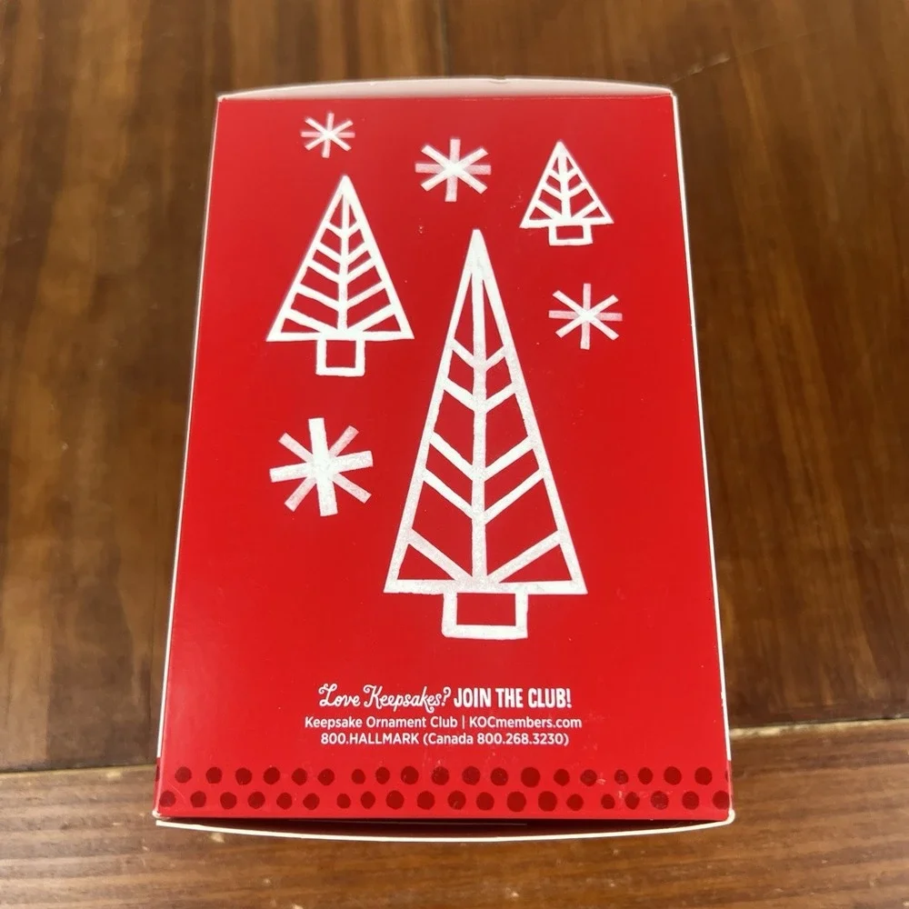 2013 Hallmark Keepsake Christmas Commemorative Glass Ornament 1st in Series